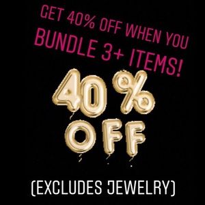40% off sale on bundles 3+ items!!!!